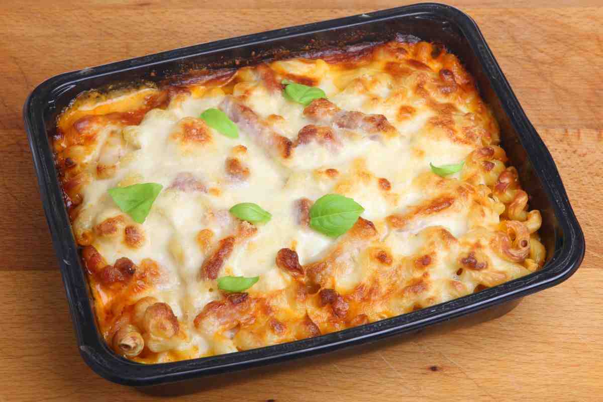 pasta al forno senza besciamella