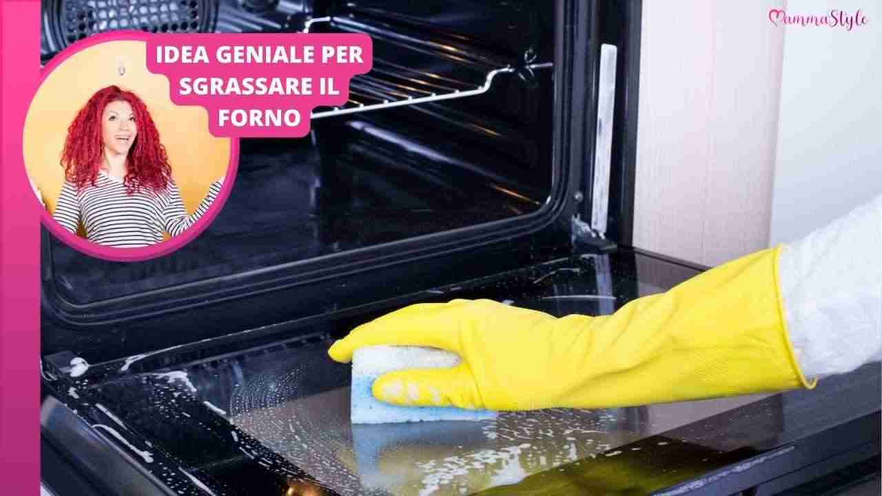 sgrassare incrostazioni forno