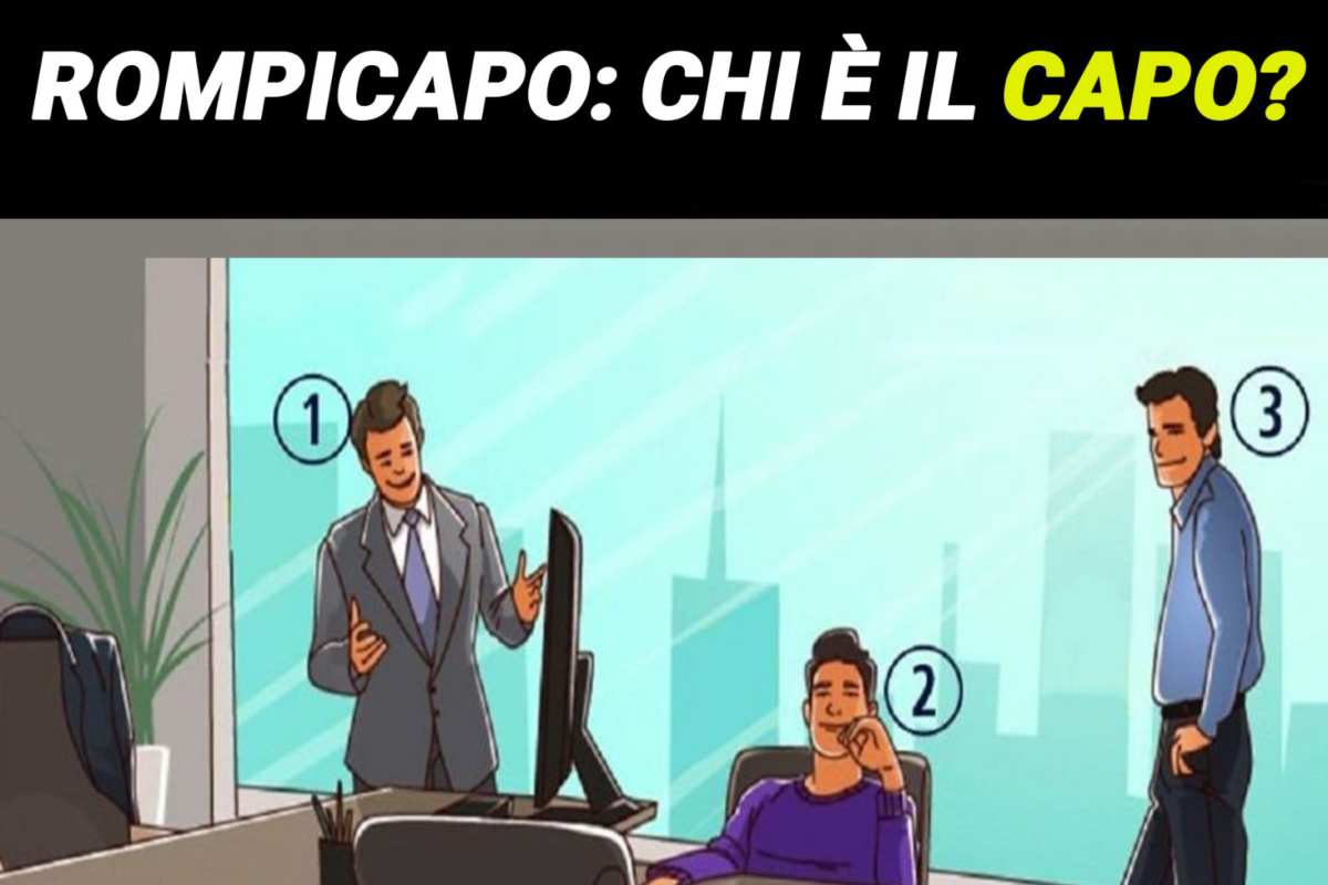 rompicapo chi è il capo 