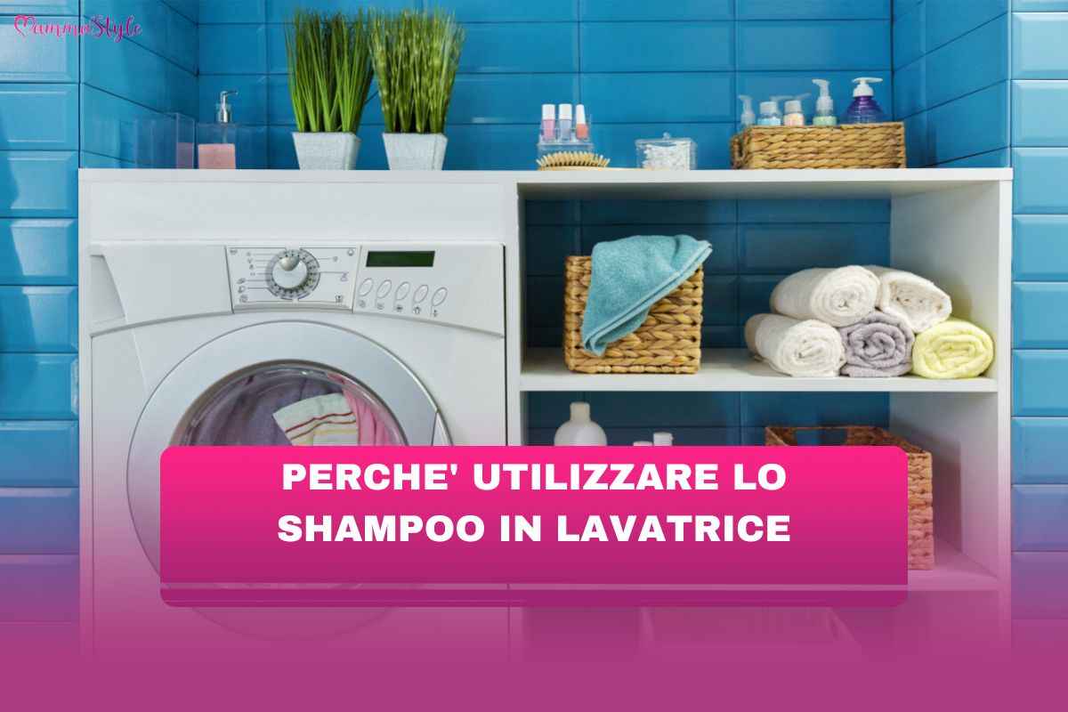 shampoo in lavatrice