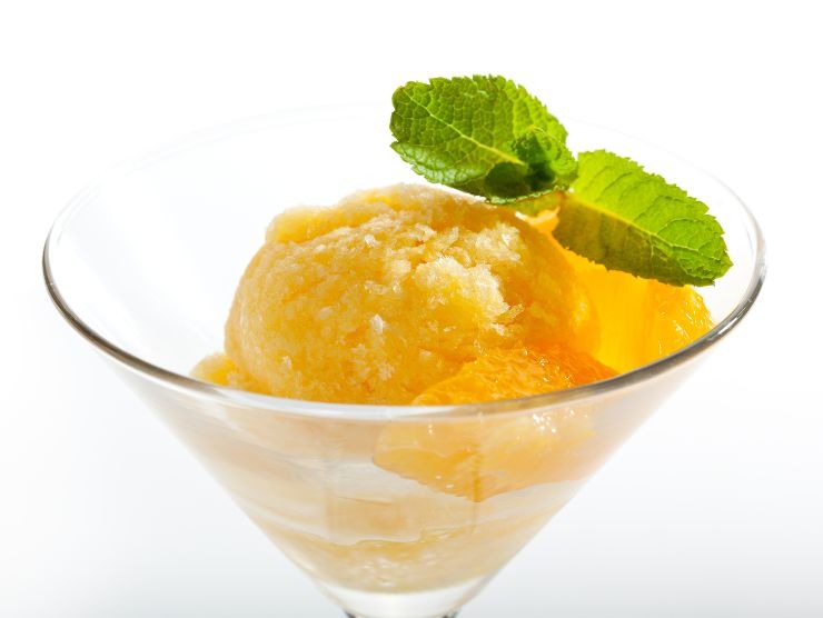 sorbetto a limone diverso  dal solito