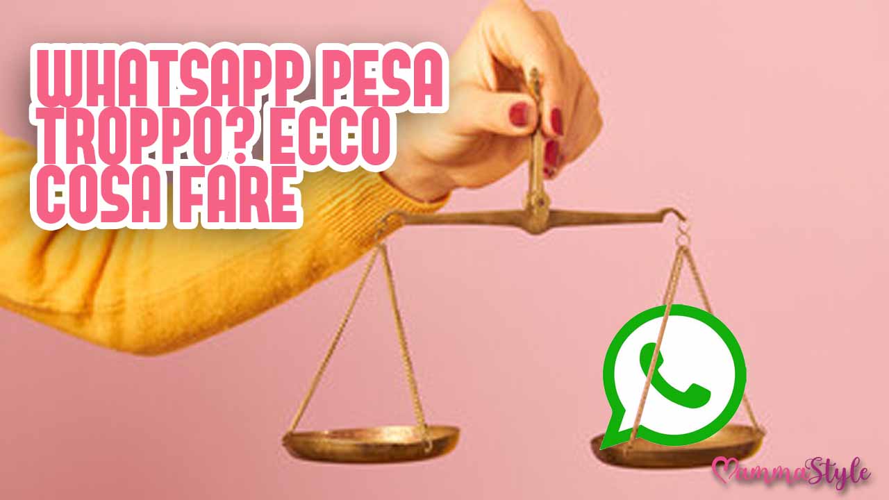 Whatsapp troppo spazio