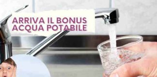 Bonus acqua potabile