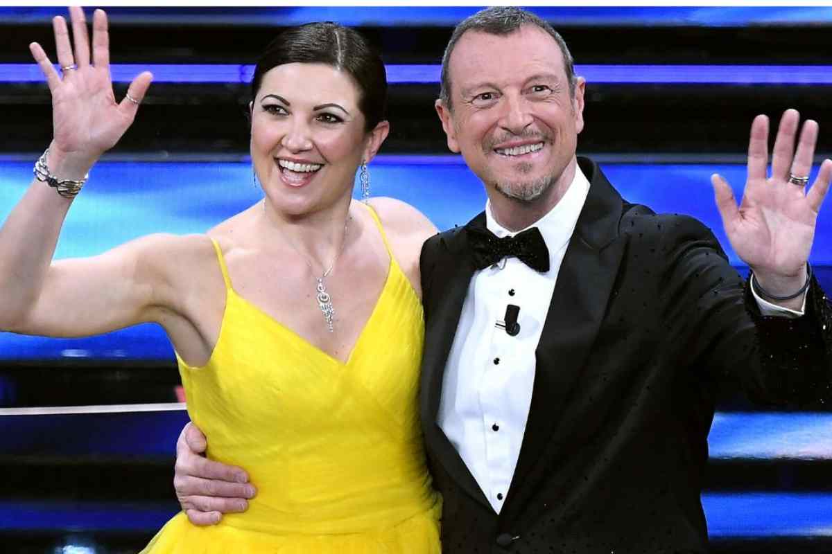 Amadeus e Giovanna Civitillo, il Festival di Sanremo sempre più vicino 
