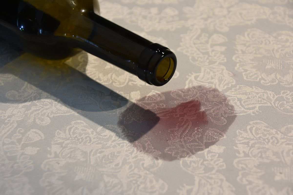 macchie di vino