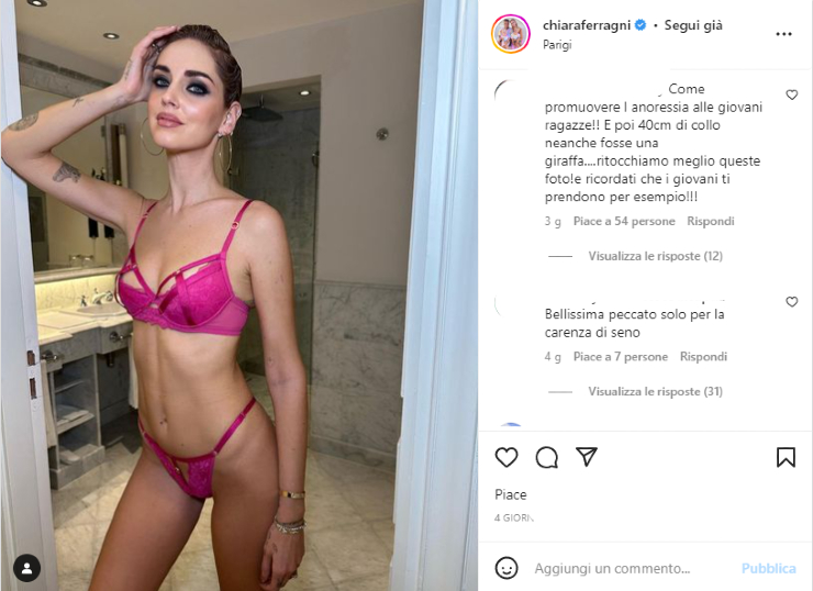 Chiara Ferragni post Instagram - mammastyle