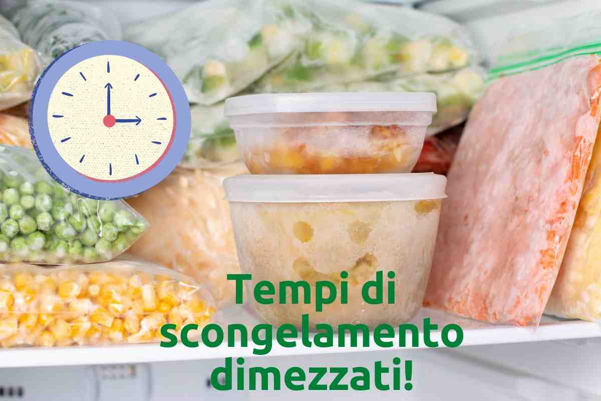 Come dimezzare tempi di scongelamento 