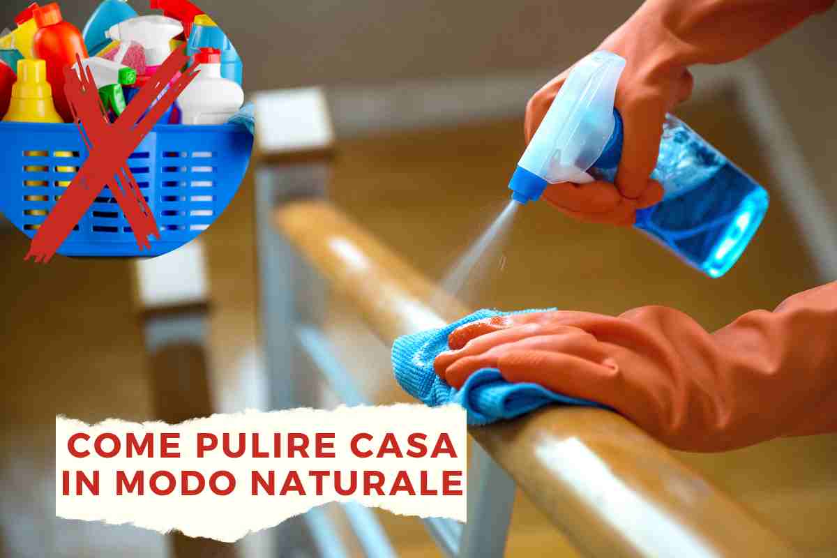 Pulire e disinfettare casa in modo naturale