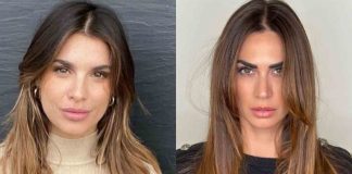 Elisabetta canalis Melissa Satta alla milano fashion week