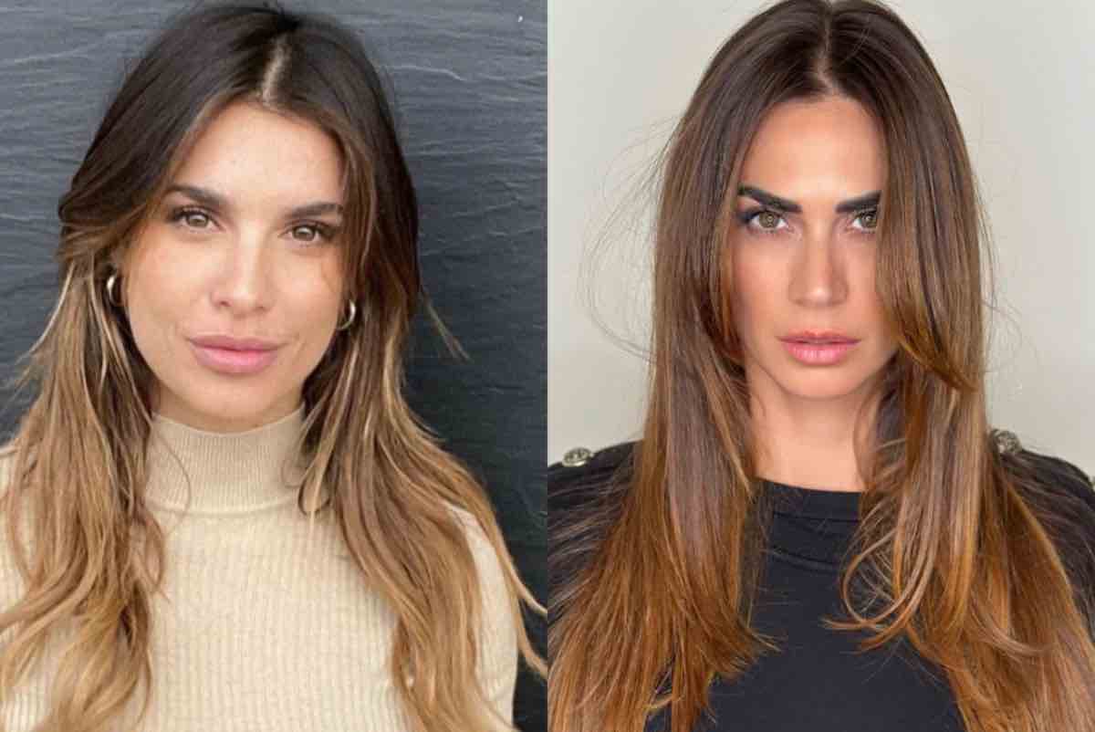 Elisabetta canalis Melissa Satta alla milano fashion week