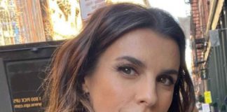 elisabetta canalis vestito sfilata