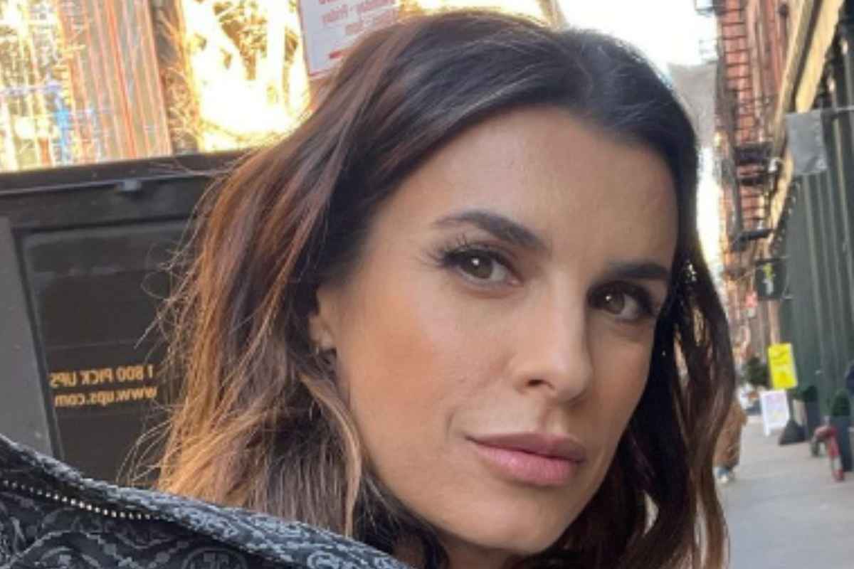 elisabetta canalis vestito sfilata