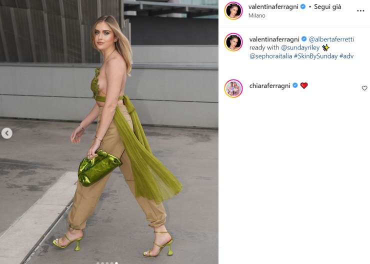 valentina ferragni milano outfit 