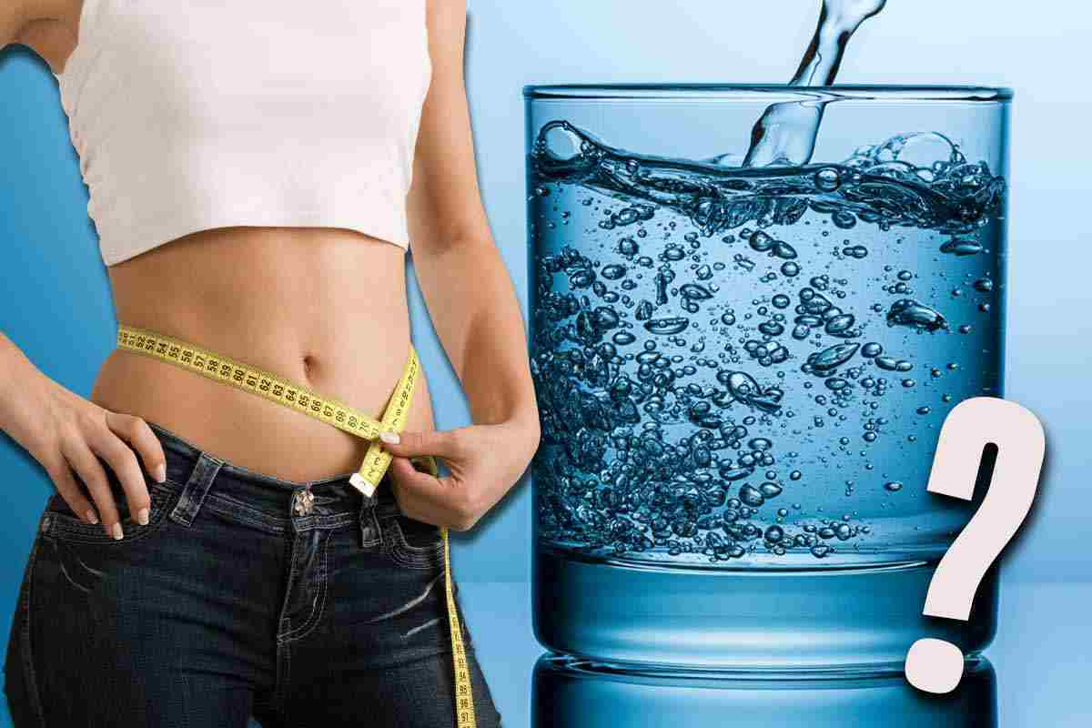 Acqua frizzante durante la dieta: è consigliato?