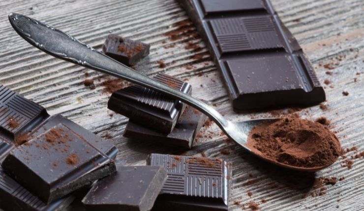 Il cioccolato fondente è consentito nella dieta