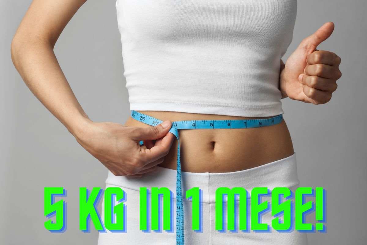 Dieta per perdere 5 Kg in un mese