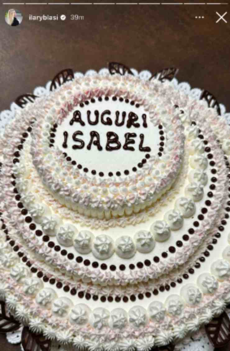 torta compleanno isobel