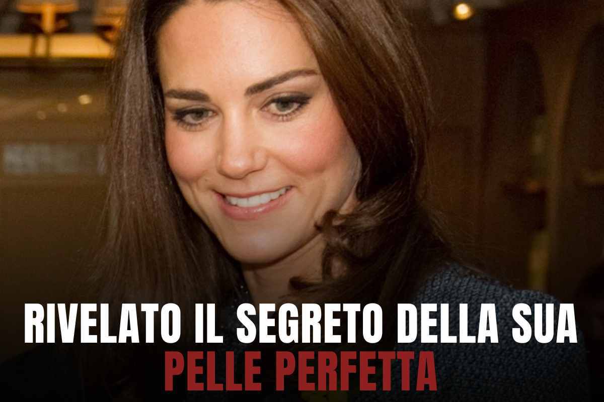 Kate Middleton e il suo segreto di bellezza