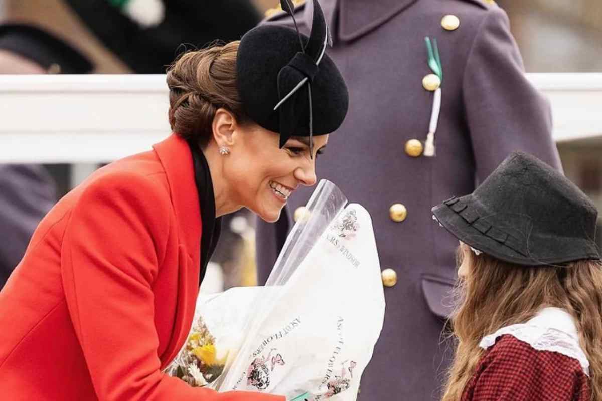Kate Middleton in occasione della festa di San David