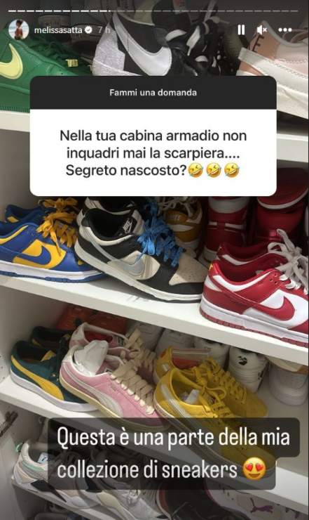 Melissa Satta e il "segreto" in casa