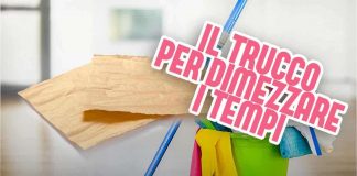 Carta forno pulizie di casa trucco