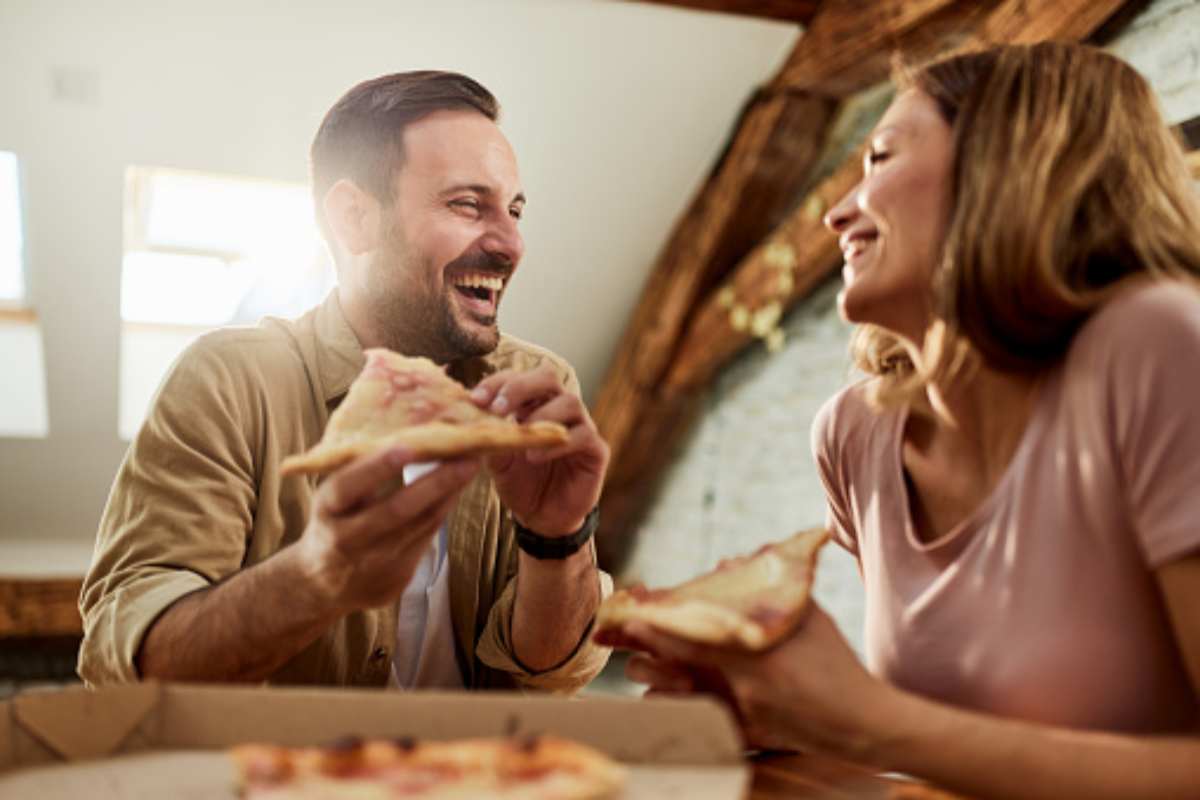 Mangiare la pizza a dieta