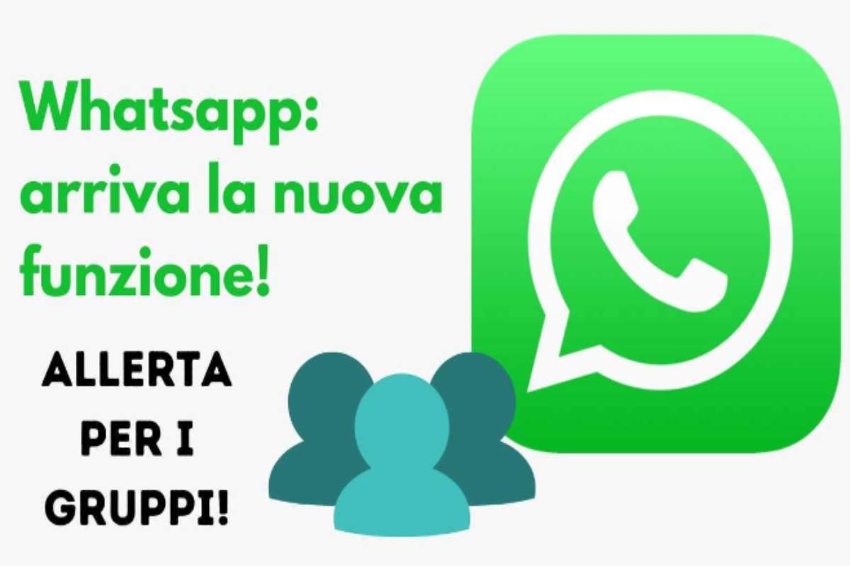 nuova funzione per i gruppi whatsapp