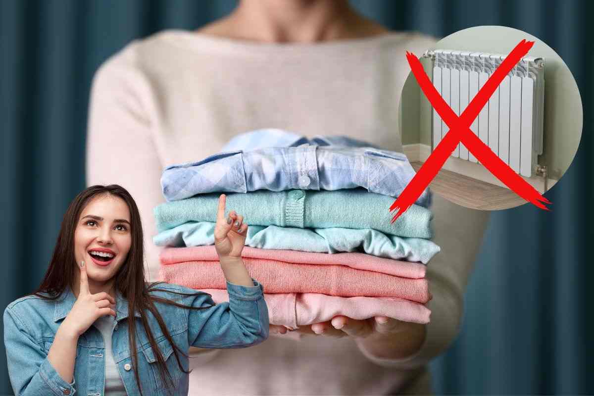 asciugare panni in inverno: i segreti utilissimi