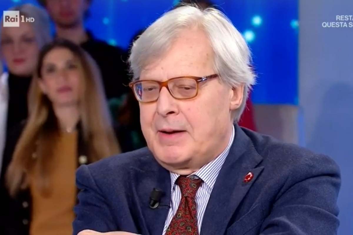 Sgarbi offende la figlia in diretta tv