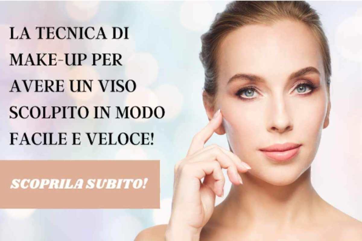 come avere un viso scolpito in pochi minuti