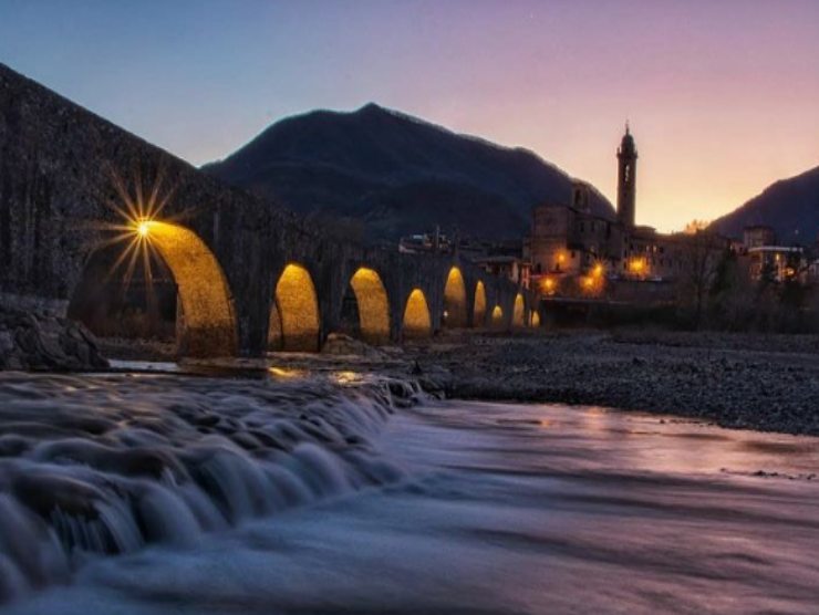 Ponte Gobbo, situato a Bobbio