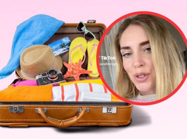 Chiara Ferragni come organizzare valigia