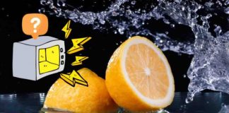 acqua limone microonde trucco