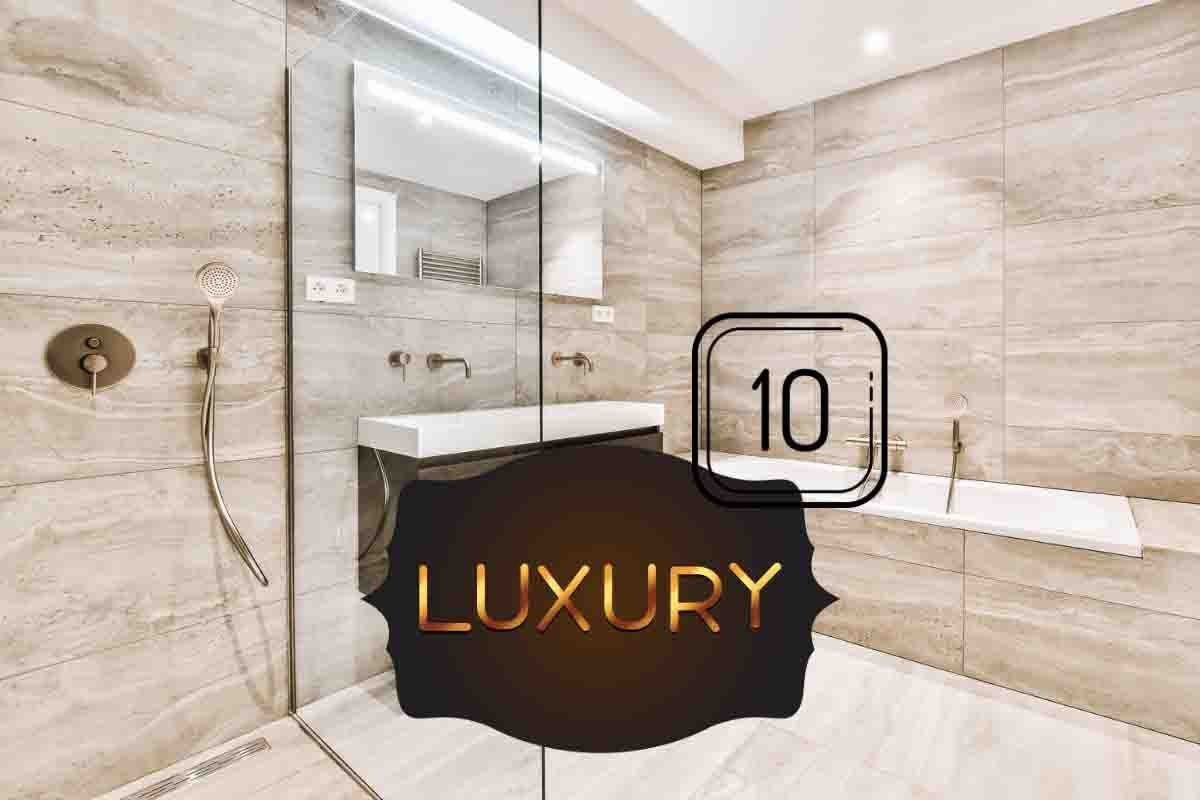 bagno lussuoso 10 trucchi