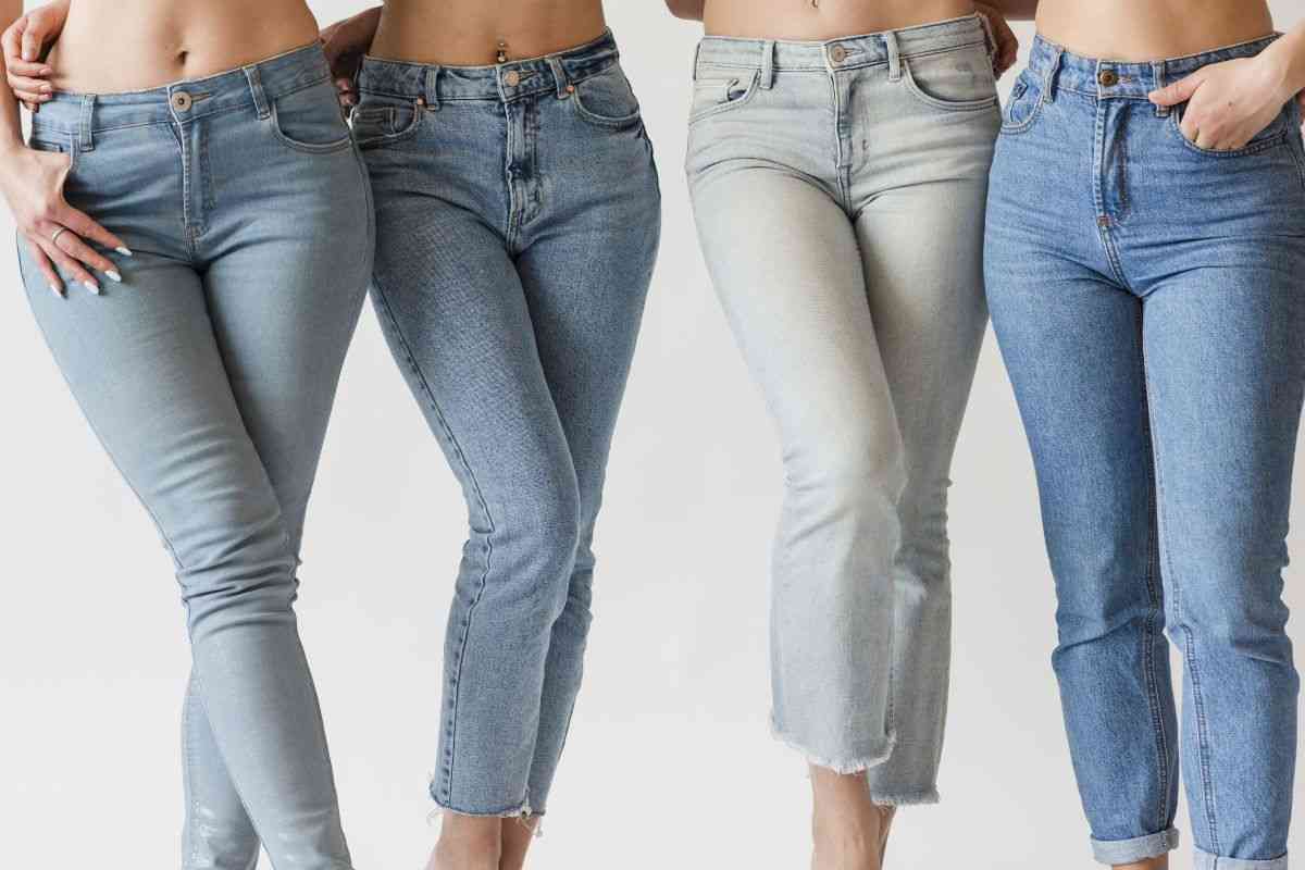 Indossare jeans donna