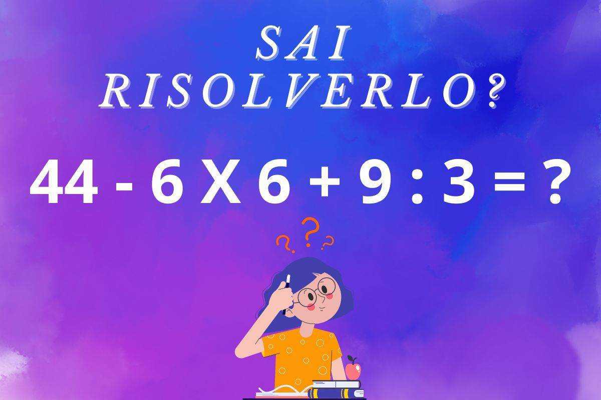 quiz matematico sfida