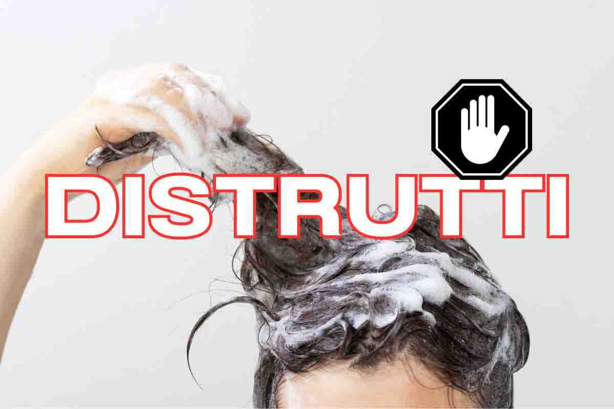 Capelli distrutti dai continui lavaggi