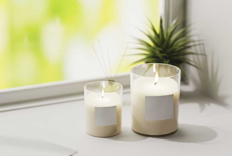 Candele profumate bagno