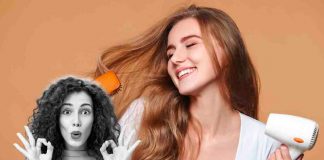 tecnica per asciugare i capelli grassi