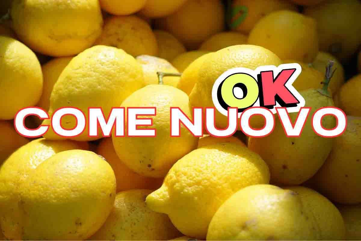 pulire con il limone