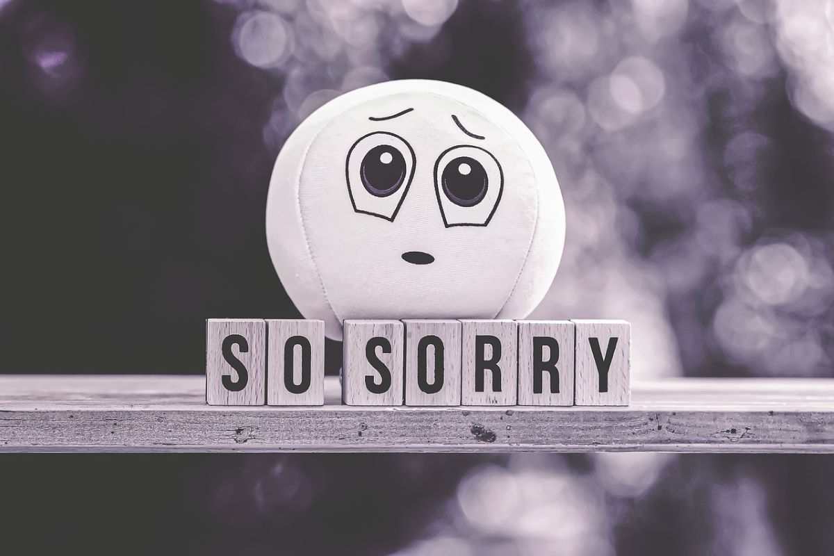 Cosa non fare quando si chiede scusa