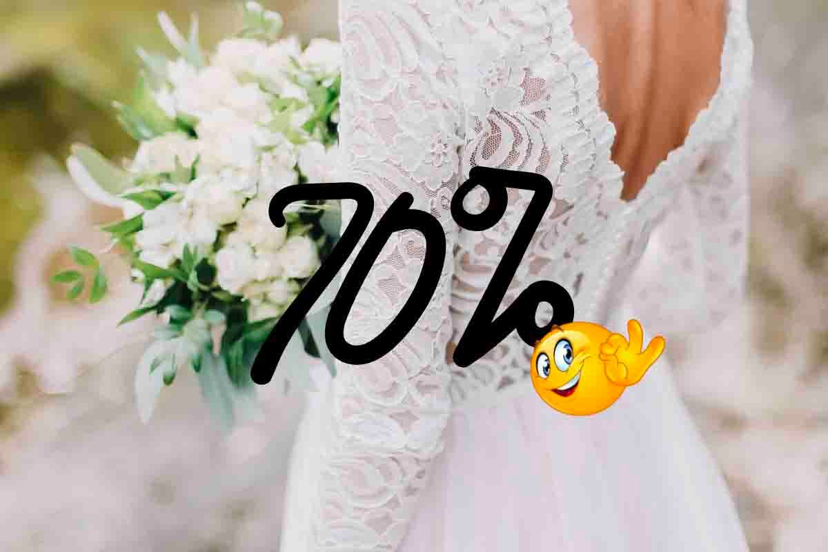 abiti da sposa scontati