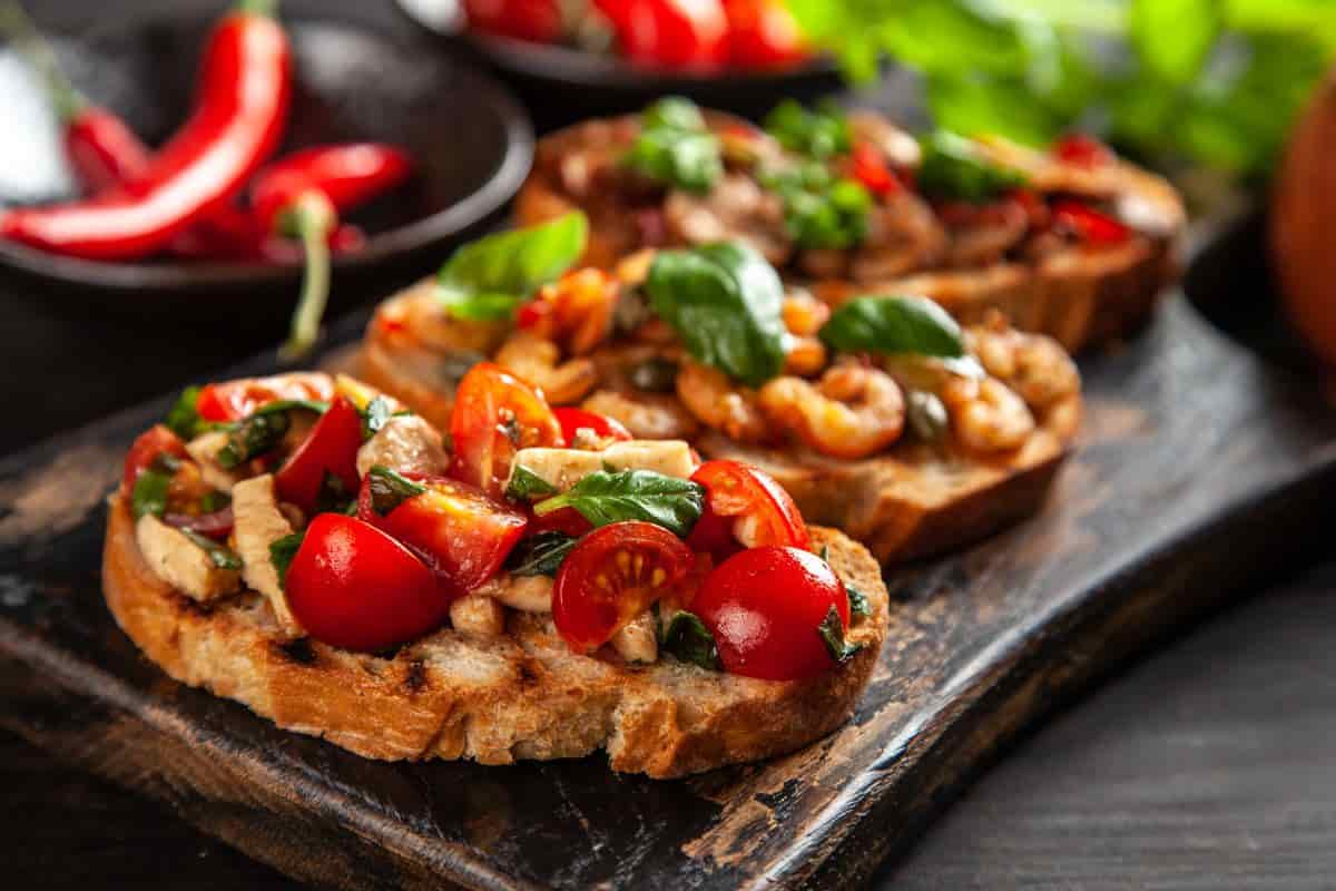 bruschetta versione greca ricetta