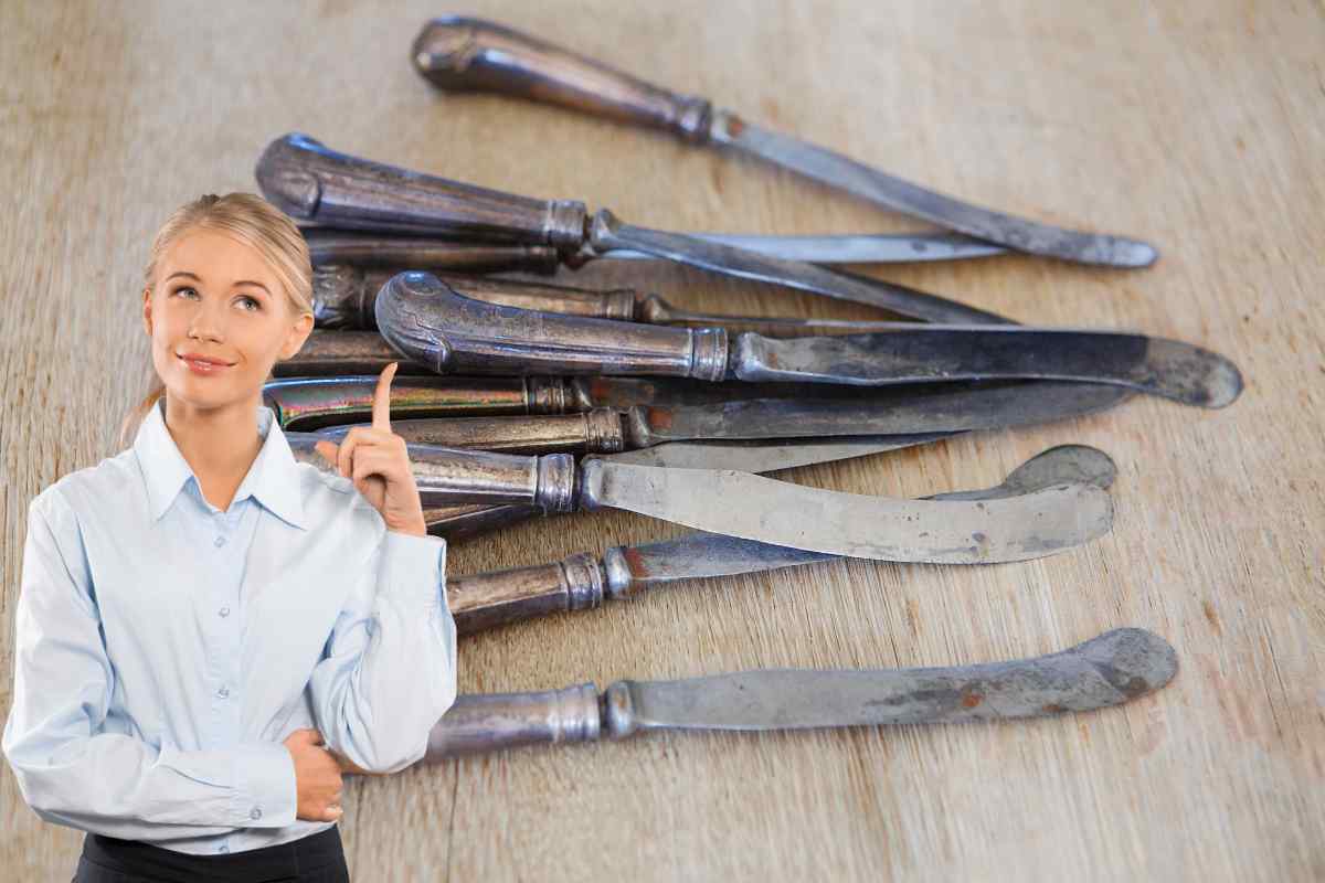 riciclare vecchi coltelli