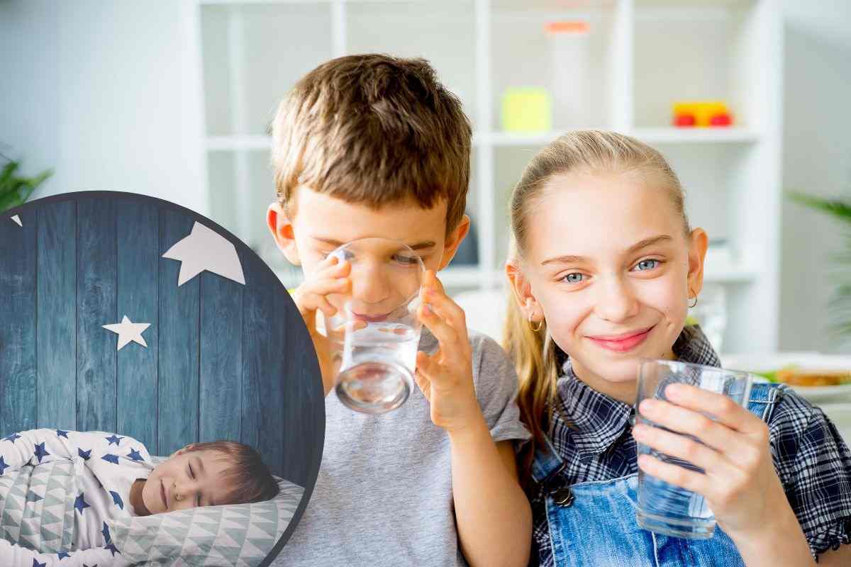 perché i bambini chiedono l'acqua prima di andare a dormire